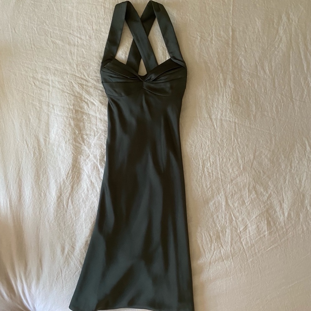 Olive Calvin Klein Dress